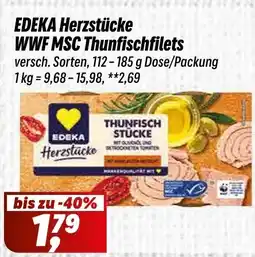 Simmel EDEKA Herzstücke WWF MSC Thunfischfilets Angebot