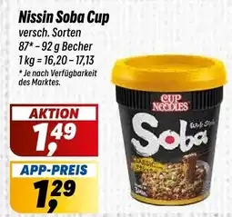 Simmel Nissin Soba Cup Angebot