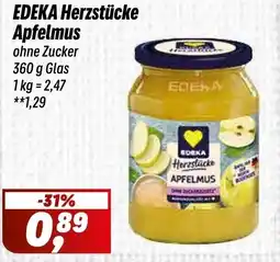 Simmel EDEKA Herzstücke Apfelmus Angebot