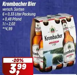 Simmel Krombacher Bier Angebot