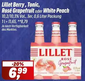Simmel Lillet Berry, Tonic, Rosé Grapefruit oder White Peach Angebot