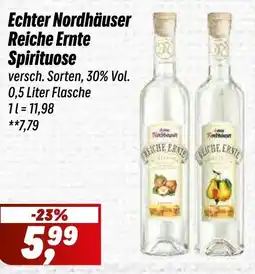 Simmel Echter Nordhäuser Reiche Ernte Spirituose Angebot