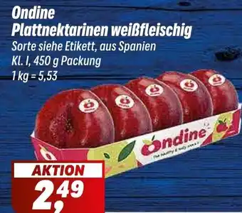 Simmel Ondine Plattnektarinen weißfleischig Angebot