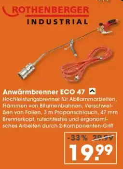 V Baumarkt ROTHENBERGER INDUSTRIAL Angebot