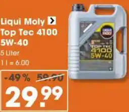 V Baumarkt Liqui Moly TOP TEC 4100 5W-40 Angebot