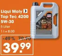 V Baumarkt Liqui Moly Top Tec 4200 5W-30 Angebot
