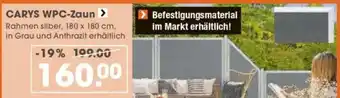 V Baumarkt CARYS WPC-Zaun Angebot