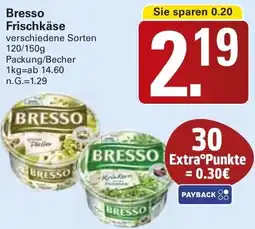 WEZ Bresso Frischkäse Angebot