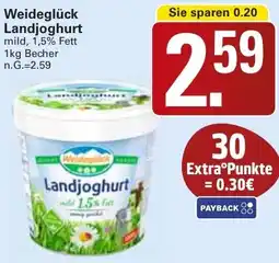 WEZ Weideglück Landjoghurt Angebot