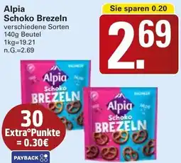 WEZ Alpia Schoko Brezeln Angebot