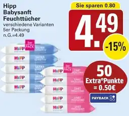 WEZ Hipp Babysanft Feuchttücher Angebot