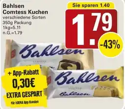 WEZ Bahlsen Comtess Kuchen Angebot