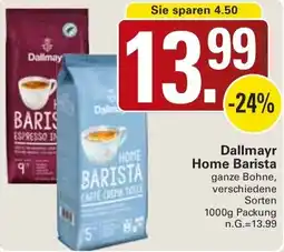 WEZ Dallmayr Home Barista Angebot