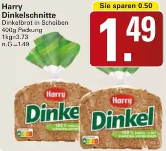 WEZ Harry Dinkelschnitte Angebot