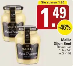 WEZ Maille Dijon Senf Angebot