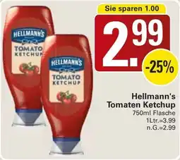 WEZ Hellmann's Tomaten Ketchup Angebot