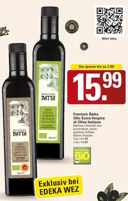 WEZ Frantoio Batta Olio Extra Vergine di Oliva Italiano Angebot