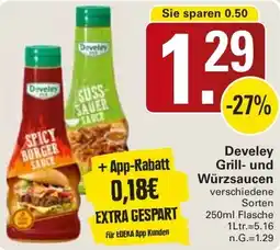 WEZ Develey Grill- und Würzsaucen Angebot