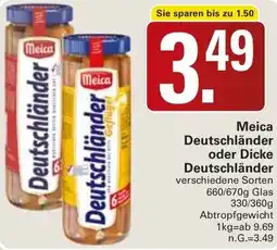 WEZ Meica Deutschländer oder Dicke Deutschländer Angebot