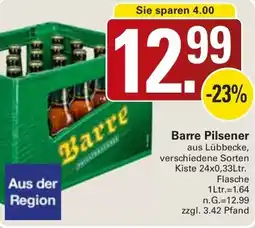 WEZ Barre Pilsener Angebot