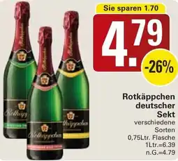 WEZ Rotkäppchen deutscher Sekt Angebot