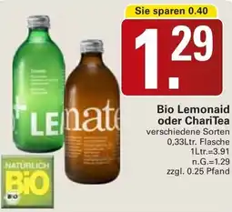 WEZ Bio Lemonaid oder ChariTea Angebot