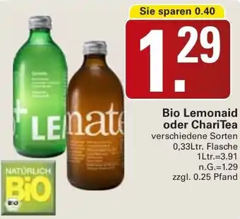 WEZ Bio Lemonaid oder ChariTea Angebot