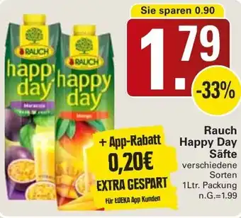WEZ Rauch Happy Day Säfte Angebot