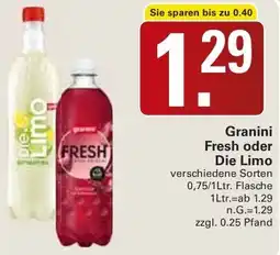 WEZ Granini Fresh oder Die Limo Angebot