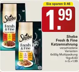 WEZ Sheba Fresh & Fine Katzennahrung Angebot