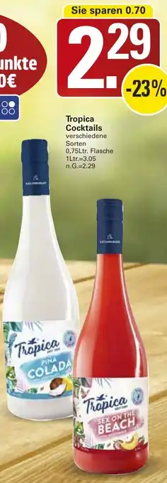 WEZ Tropica Cocktails Angebot