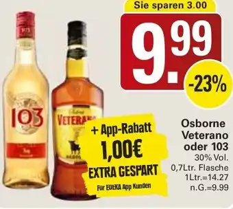 WEZ Osborne Veterano oder 103 Angebot