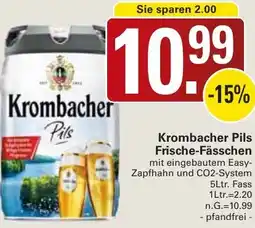 WEZ Krombacher Pils Frische-Fässchen Angebot