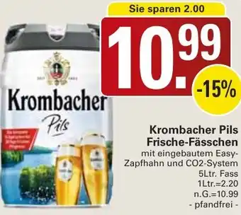 WEZ Krombacher Pils Frische-Fässchen Angebot