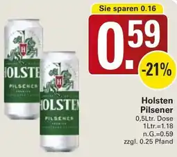 WEZ Holsten Pilsener Angebot