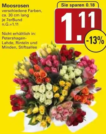WEZ Moosrosen Angebot