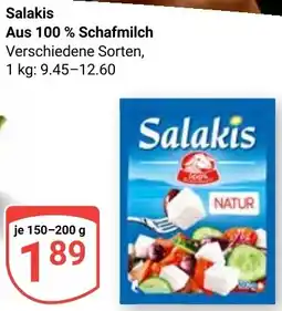 Globus Salakis Aus 100% Schafmilch Angebot