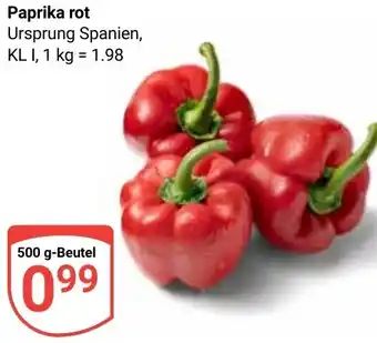 Globus Paprika rot Angebot