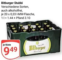 Globus Bitburger Stubbi Angebot