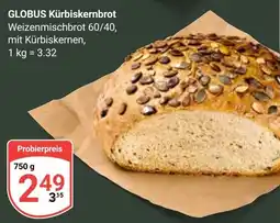Globus GLOBUS Kürbiskernbrot Angebot