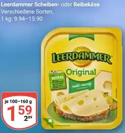 Globus Leerdammer Scheiben- oder Reibekäse Angebot