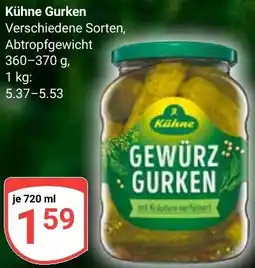 Globus Kühne Gurken Angebot