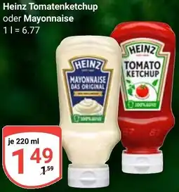 Globus Heinz Tomatenketchup oder Mayonnaise Angebot