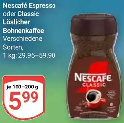 Globus Nescafé Espresso oder Classic Löslicher Bohnenkaffee Angebot