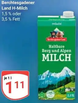 Globus Berchtesgadener Land H-Milch Angebot