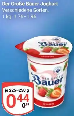 Globus Der Große Bauer Joghurt Angebot