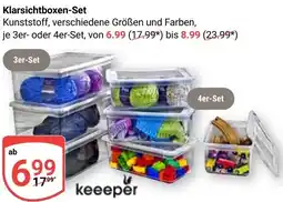Globus keeeper Klarsichtboxen-Set Angebot