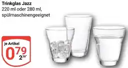 Globus Trinkglas Jazz Angebot