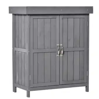 Netto Marken-Discount Outsunny Geräteschrank Tannenholz Angebot