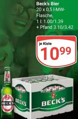 Globus Beck's Bier Angebot